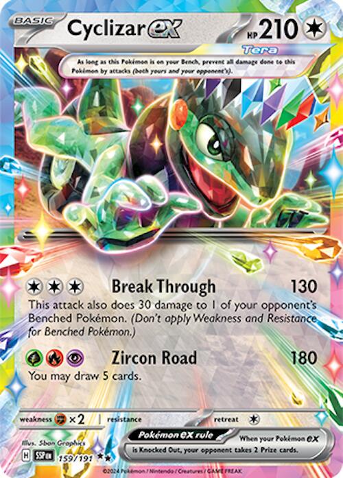 Cyclizar ex #159 Pokemon Surging Sparks