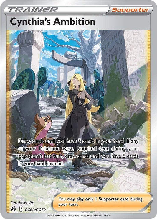 Cynthia's Ambition #GG60 Pokemon Crown Zenith