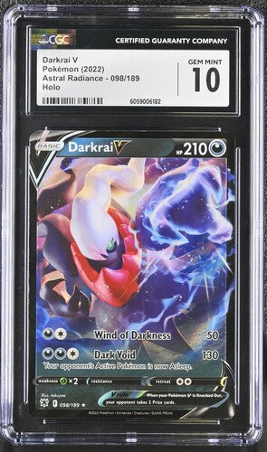 Darkrai V Astral Radiance 098/189 10 (GEM MINT)