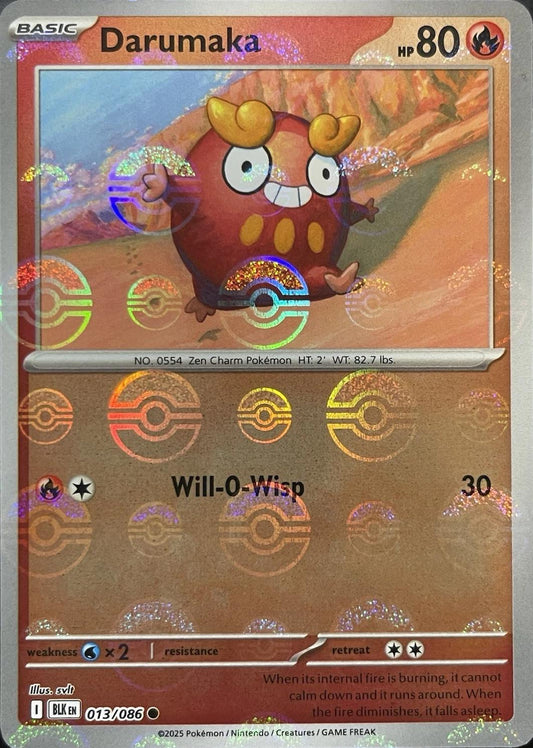 Darumaka [Poke Ball] #13 Pokemon Black Bolt