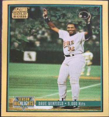 Dave Winfield [Gold Rush] #629 | 1994 Score
