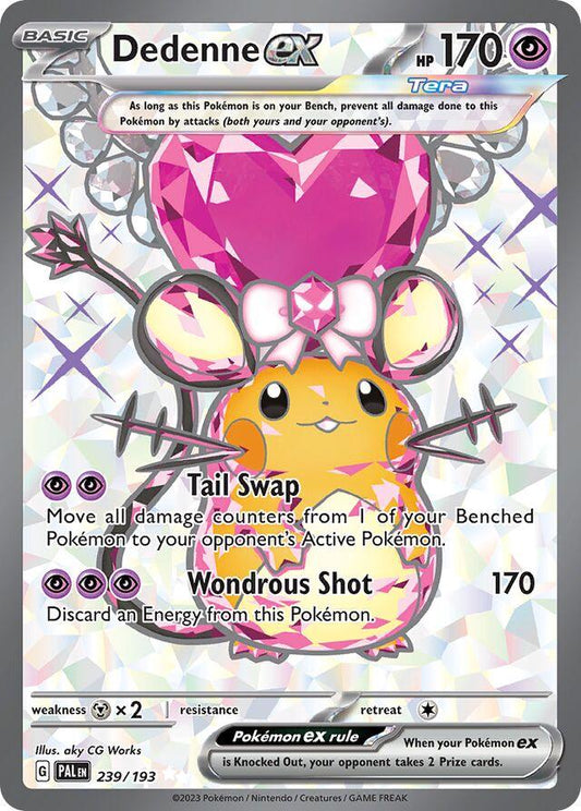 Dedenne ex #239 Pokemon Paldea Evolved