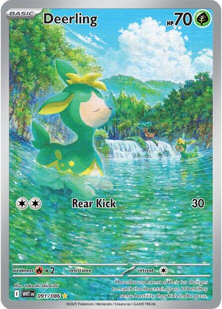 Deerling #91 Pokemon White Flare