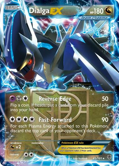 Dialga EX #65 Pokemon Plasma Blast