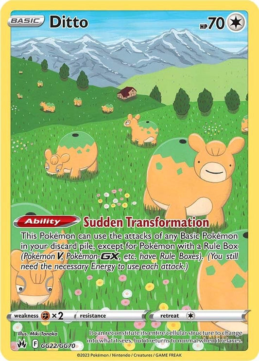 Ditto #GG22 Pokemon Crown Zenith