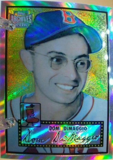 Dom DiMaggio [1952 Reprint] #20 | 2001 Topps Archives Reserve