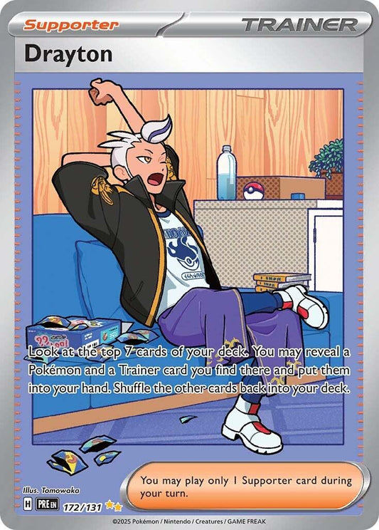 Drayton #172 Pokemon Prismatic Evolutions