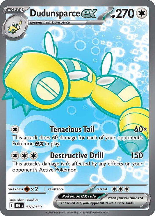 Dudunsparce ex #178 Pokemon Journey Together