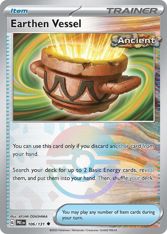 Earthen Vessel [Poke Ball] #106 Pokemon Prismatic Evolutions