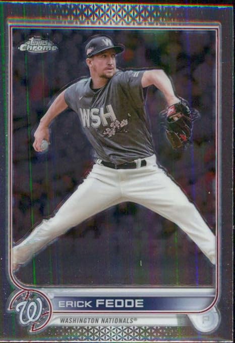 Erick Fedde [Refractor] #USC64 | 2022 Topps Chrome Update