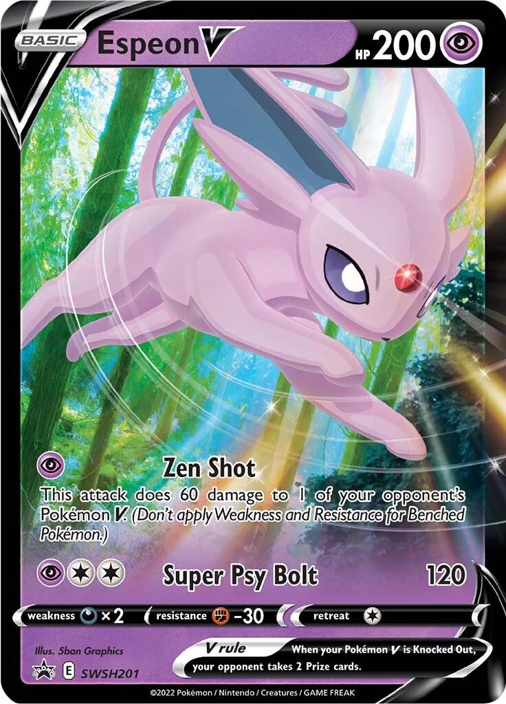 Espeon V #SWSH201 Pokémon Promo