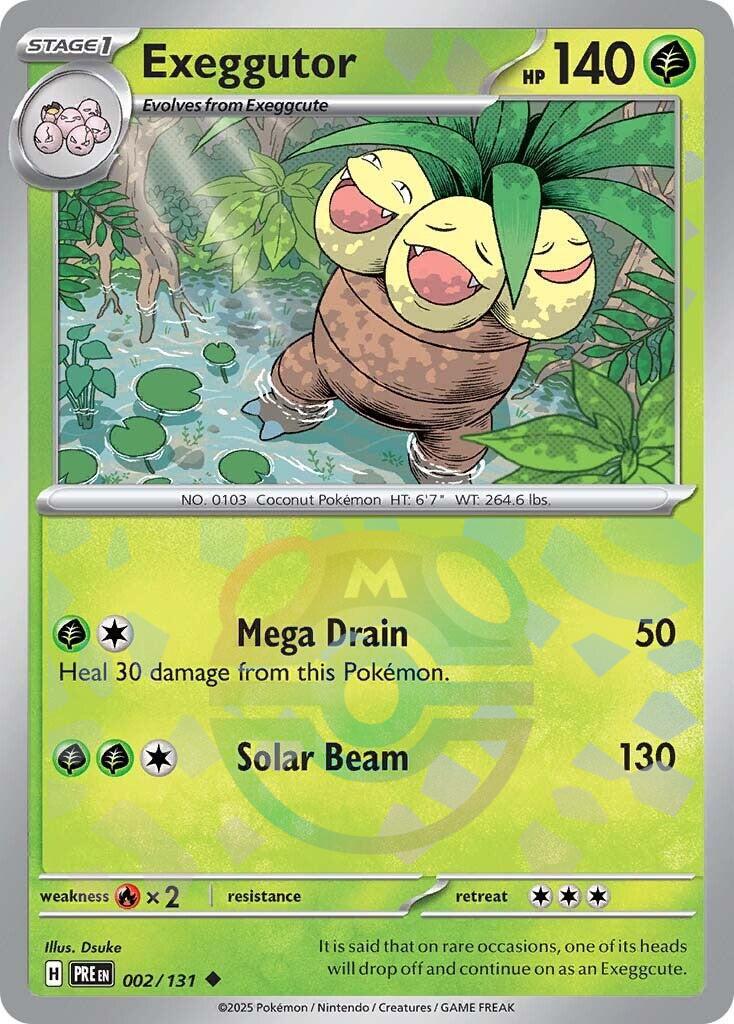 Exeggutor [Master Ball] #2 Pokemon Prismatic Evolutions