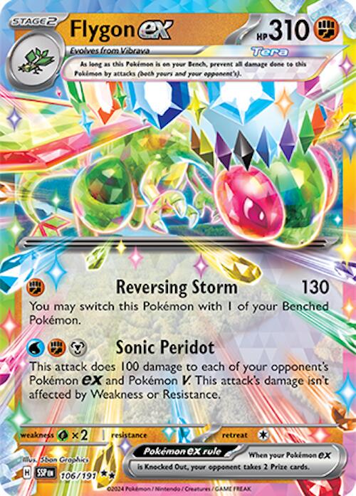 Flygon ex #106 Pokemon Surging Sparks