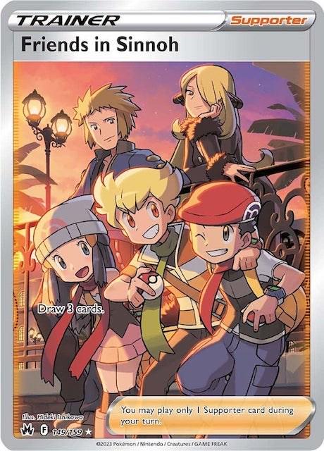 Friends in Sinnoh #149 Pokemon Crown Zenith