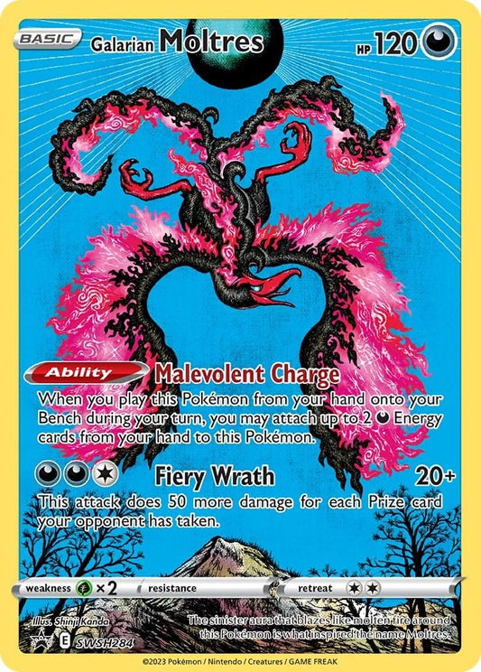 Galarian Moltres #SWSH284 Pokémon Promo