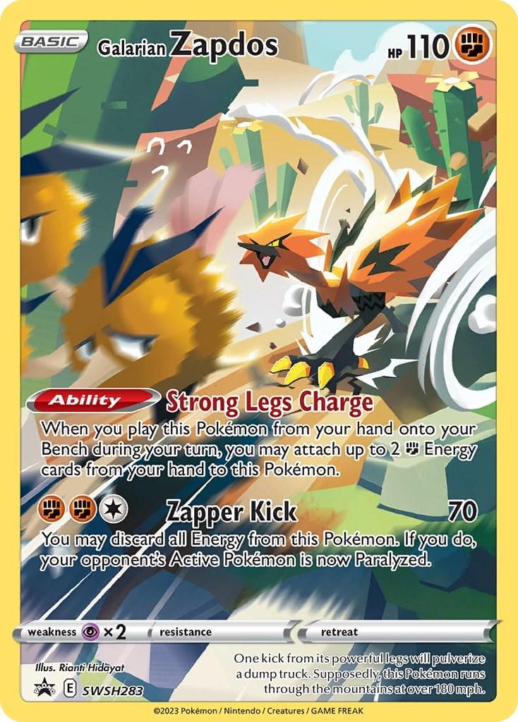 Galarian Zapdos #SWSH283 Pokémon Promo