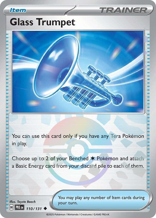 Glass Trumpet [Poke Ball] #110 Pokemon Prismatic Evolutions
