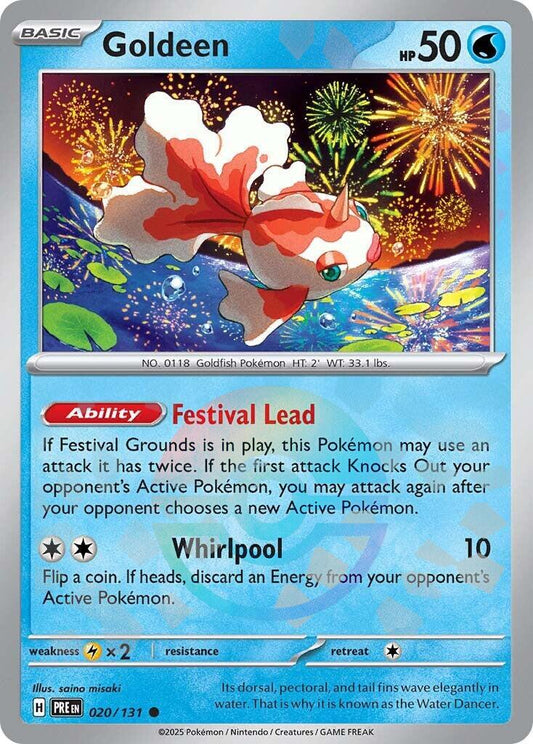 Goldeen [Poke Ball] #20 Pokemon Prismatic Evolutions
