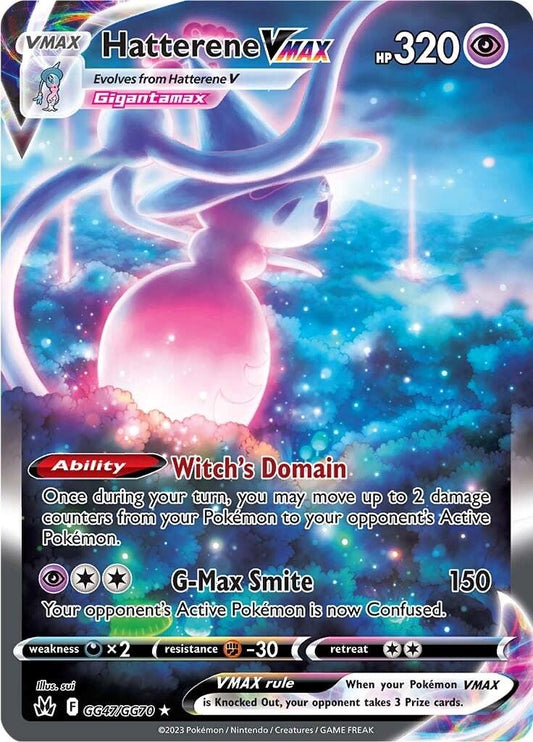 Hatterene VMAX #GG47 Pokemon Crown Zenith