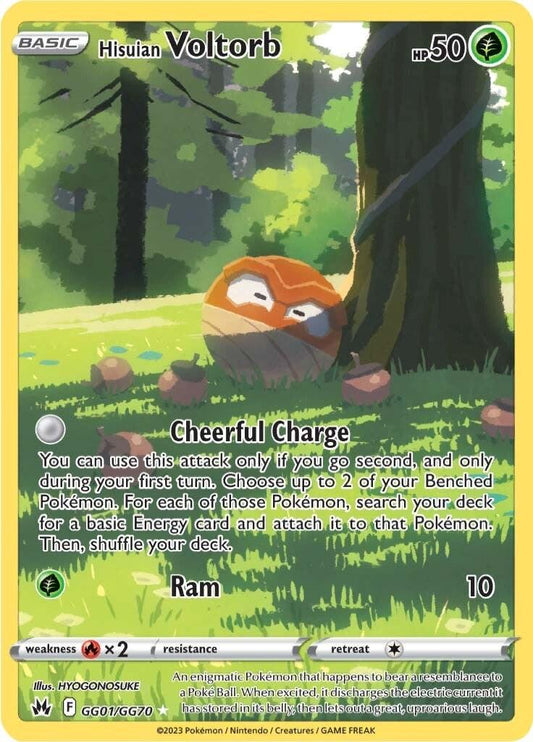 Hisuian Voltorb #GG01 Pokemon Crown Zenith