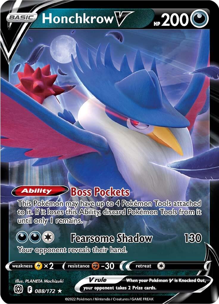 Honchkrow V #88 Pokémon Brilliant Stars