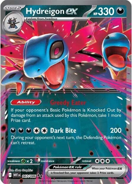 Hydreigon ex #67 Pokemon White Flare