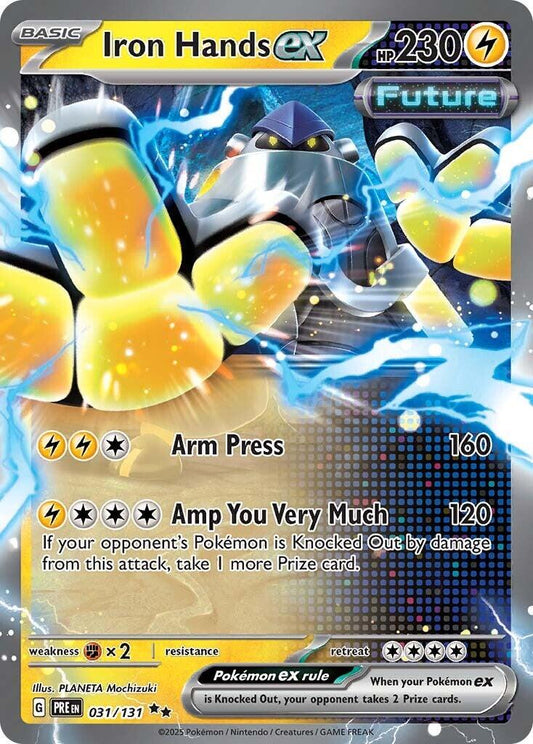 Iron Hands ex #31 Pokemon Prismatic Evolutions