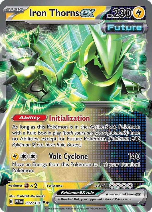 Iron Thorns Ex #32 Pokemon Prismatic Evolutions