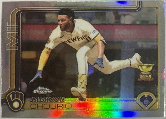 2025 Topps Chrome - Jackson Chourio [Refractor] #262