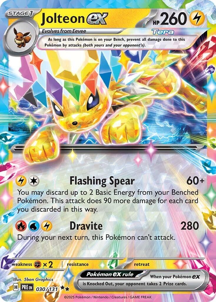 Jolteon ex #30 Pokemon Prismatic Evolutions