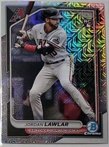 Jordan Lawlar [Mojo Refractor] #55 | 2024 Bowman Chrome