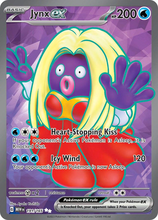 Jynx ex #191 Pokemon Scarlet & Violet 151