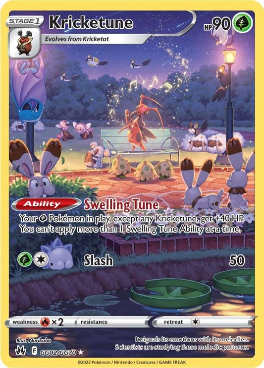 Kricketune #GG02 Pokemon Crown Zenith