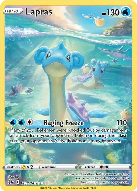 Lapras #GG05 Pokemon Crown Zenith