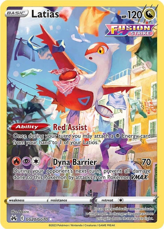 Latias #GG20 Pokemon Crown Zenith