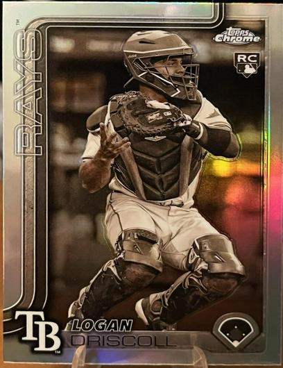 Logan Driscoll [Sepia] #185 (RC) | 2025 Topps Chrome