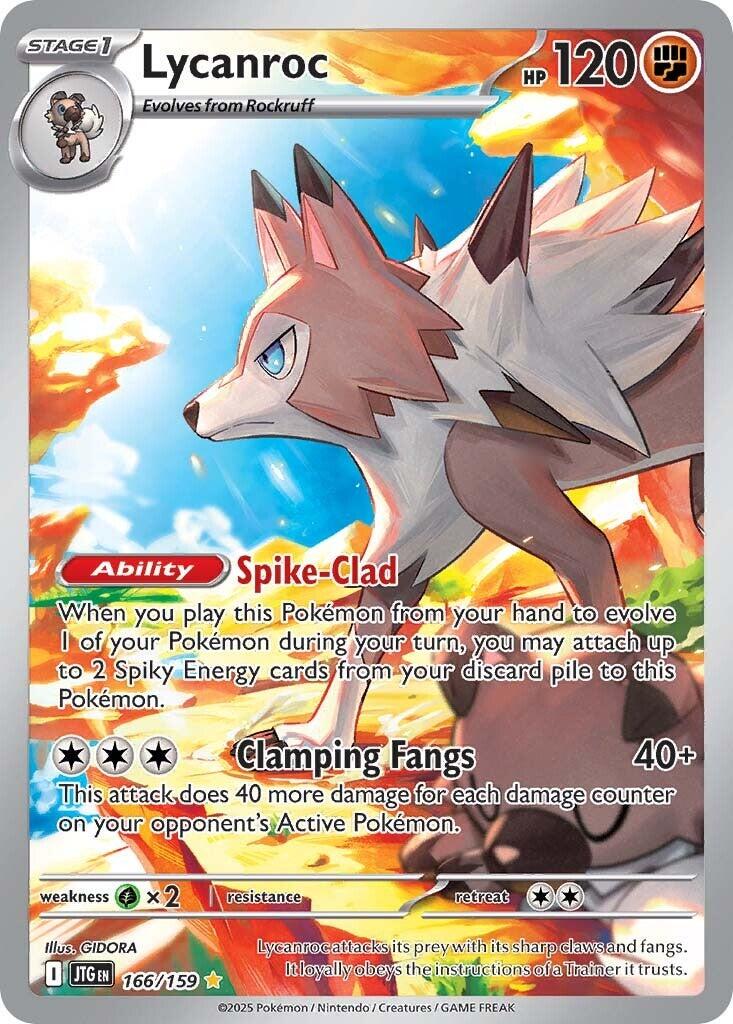 Lycanroc #166 Pokémon Journey Together