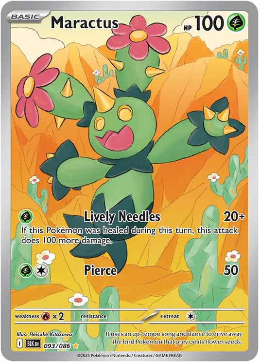 Maractus #93 Pokemon Black Bolt