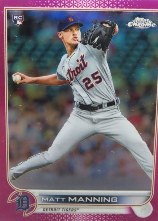 Matt Manning [Pink] #57 | 2022 Topps Chrome