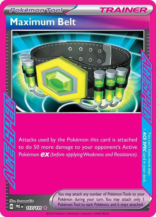 Maximum Belt #117 Pokemon Prismatic Evolutions