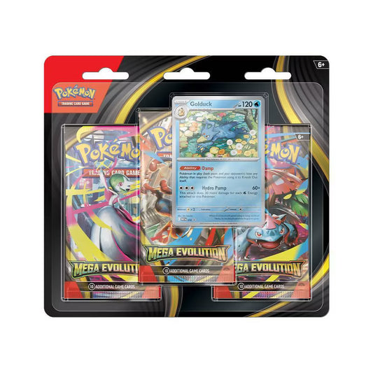 Mega Evolution 3 Pack Blister [Golduck]