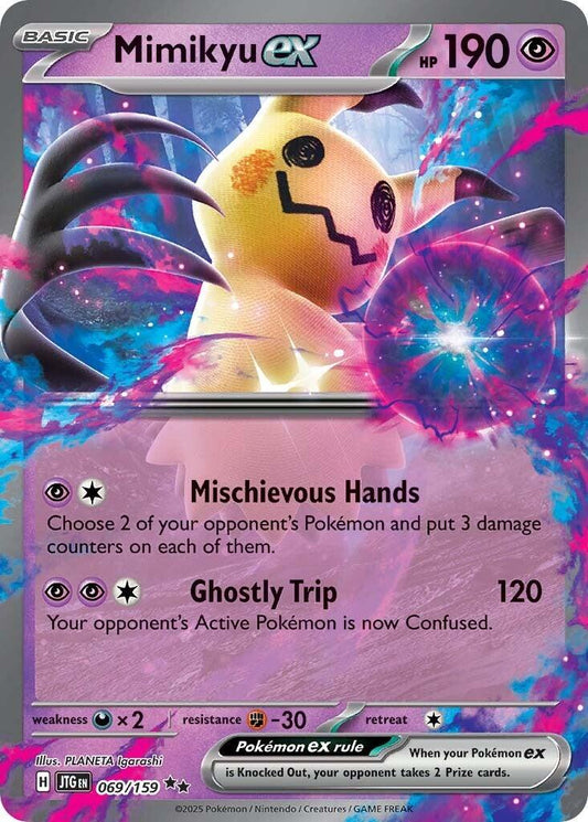 Mimikyu ex #69 Pokemon Journey Together