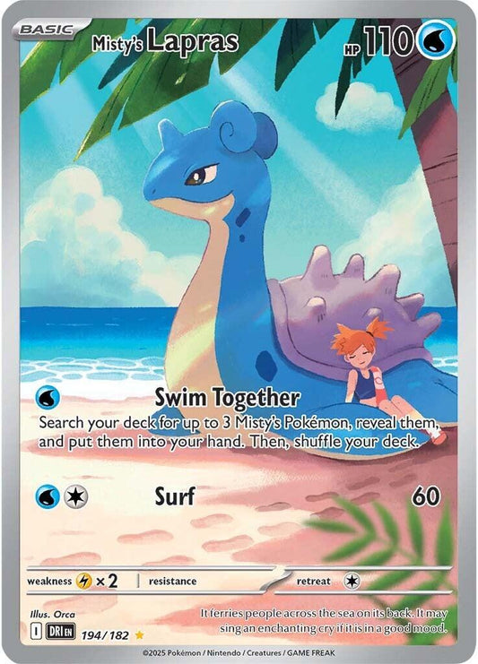 Misty's Lapras #194 Pokemon Destined Rivals
