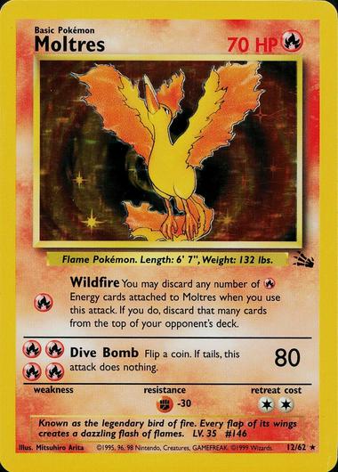 Moltres #12 Pokemon Fossil