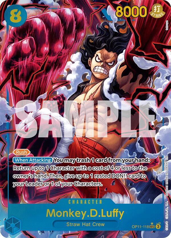 Monkey.D.Luffy [Alternate Art] One Piece Fist of Divine Speed