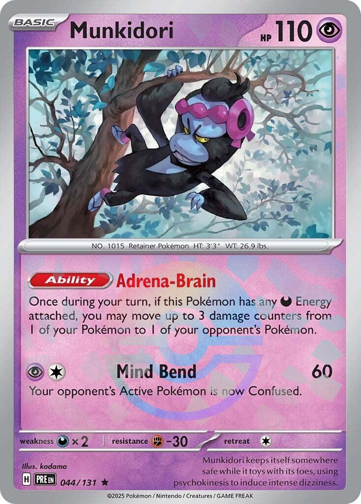 Munkidori [Poke Ball] #44 Pokemon Prismatic Evolutions