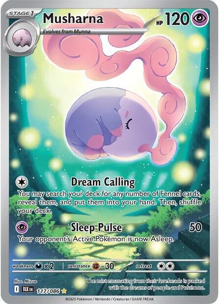 Musharna #117 Pokemon Black Bolt