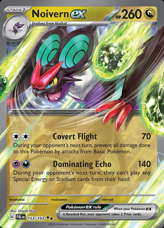 Noivern ex #153 Pokemon Paldea Evolved