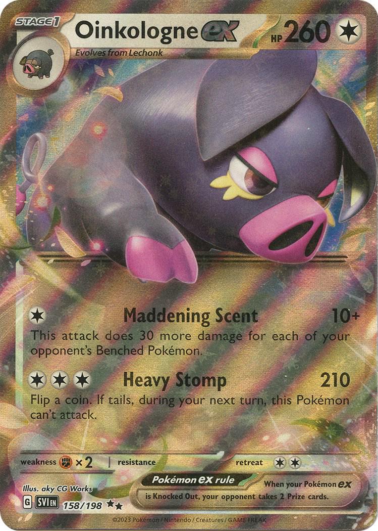 Oinkologne ex #158 Pokemon Scarlet & Violet