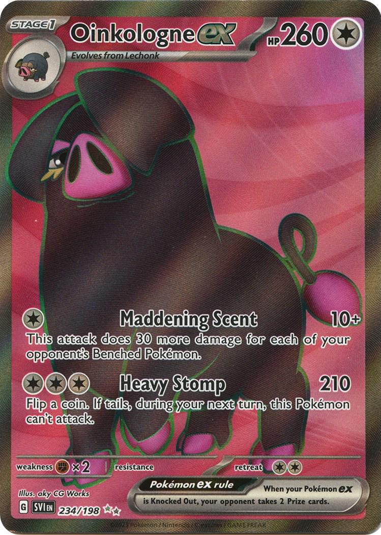 Oinkologne ex #234 Pokémon Scarlet & Violet